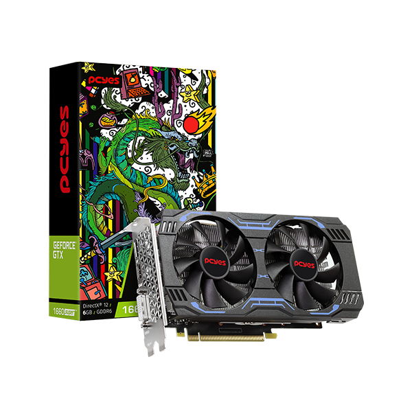 GPU GTX 1660 SUPER GDDR6 6GB 192 BITS FULL SIZE DUAL FAN