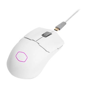 MOUSE GAMER COOLER MASTER MM712 BRANCO RGB 19000DPI WIRELESS 2.4GHZ BLUETOOTH TYPE-C   |  MM-712-WWOH1