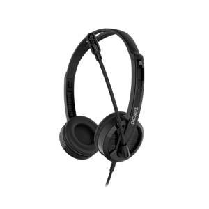 FONE DE OUVIDO HEADSET OFFICE HB300 DRIVER 30MM C/ CABO P2/P3 3.5MM - PHB300