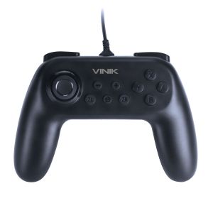 CONTROLE PARA NINTENDO SWITCH COM FIO USB MODELO NS PRETO
