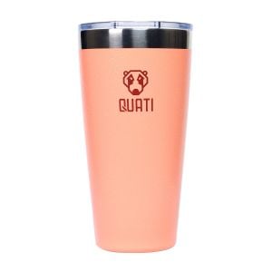 COPO TERMICO QUATI COM TAMPA 473ML CORAL -  CCCT473