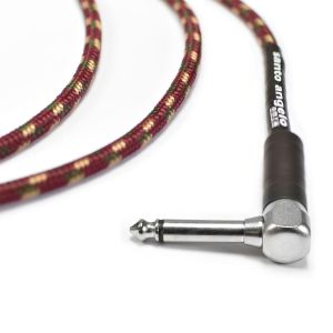 CABO DE GUITARRA ANGEL TX 0,30MM P10/P10 90º 10FT 3,05M TEXTIL