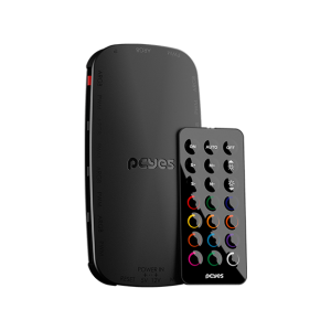 CONTROLADOR DE FAN PCYES LIGHT CORE BLACK VULCAN 9 PORTAS PWM + ARGB SANGUE FRIO 3 - PELC9PVBR