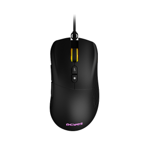 MOUSE GAMER PCYES GAIUS - 12400 DPI - RGB - 6 BOTÕES - PMGGBV