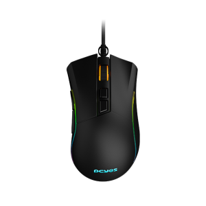 MOUSE GAMER PCYES VALUS - 12400 DPI - RGB - 8 BOTÕES - PMGVLBV