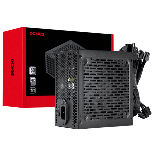 FONTE GAMER PCYES SHOCKER 600W 80 PLUS WHITE - PF600SHW