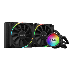 WATER COOLER SANGUE FRIO 3 ARGB BLACK VULCAN 240MM - TDP 250W - ARGBSF3240BR
