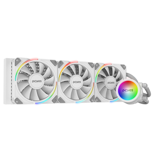 WATER COOLER SANGUE FRIO 3 ARGB WHITE GHOST 360MM - TDP 350W - ARGBSF3360WGBR