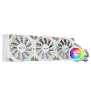 WATER COOLER SANGUE FRIO 3 ARGB WHITE GHOST 360MM - TDP 350W - ARGBSF3360WGBR