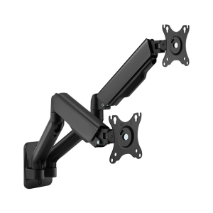 SUPORTE DE PAREDE PARA 2 MONITORES ARTICULADO DE 17 A 32" ASSISTIDO POR MOLA - PLMSM05A