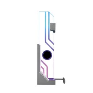 SUPORTE PARA PLACA DE VIDEO GPU ATLAS COM ILUMINACAO ARGB  |  MCA-U000R-AGSBTG-00