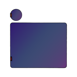 MOUSE PAD GAMER PCYES OBSIDIAN G4D PURPLE 500X400MM - TECIDO COM INFUSÃO DE VIDRO - PEMPG4D