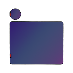 MOUSE PAD GAMER PCYES OBSIDIAN G4D PURPLE 500X400MM - TECIDO COM INFUSÃO DE VIDRO - PEMPG4D