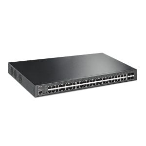 SWITCH GERENCIAVEL 48P GIGABIT POE+ 4 SFP+ 10GE 3TL-SG3452XP SMB