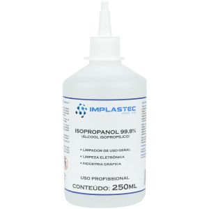 ÁLCOOL ISOPROPÍLICO 250ML COM BICO APLICADOR - 1