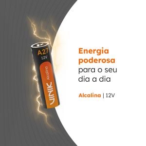 BATERIA ALCALINA A27 C/5 12V - VB27B5