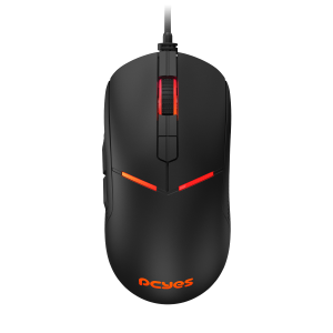MOUSE GAMER PCYES ARGUS - 12400 DPI - RGB - 8 BOTÕES - PMGABV