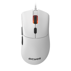 MOUSE GAMER PCYES HYDRUS WHITE GHOST - 12400 DPI - RGB - 6 BOTÕES - PMGHWG