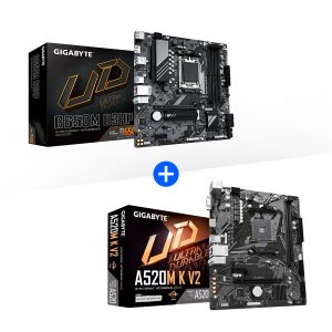 COMBO PROMOCIONAL GIGABYTE - PLACA MÃE B650M D3HP + A520M K V2