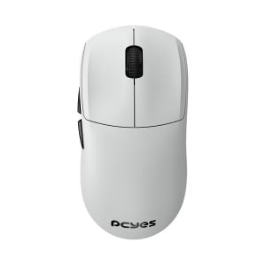 MOUSE GAMER WIRELESS PCYES FENNER WHITE GHOST 26000DPI POOLING RATE 8K - PMGFWG8K