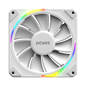 COOLER FAN PARA GABINETE SANGUE FRIO 3 ARGB WHITE GHOST REVERSE 120MM PCYES - ARGBSF3WGRVBR