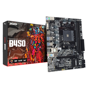 PLACA MÃE PCYES B450, AMD AM4, 2X DDR4 (MAX 64GB), M.2 NVME, 4X USB 3.0, REDE 1000, HDMI, VGA, M-ATX - PCYB450-RZ564