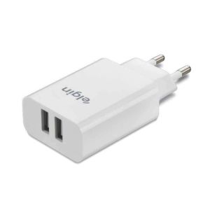 CARREGADOR DE TOMADA COM 2 SAIDA USB 5V 2.1A, BIVOLT - 1