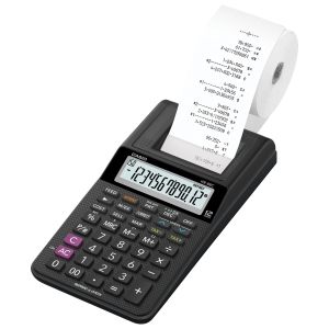 CALCULADORA C/BOBINA HR-8RC-BK-B-DC PRETA