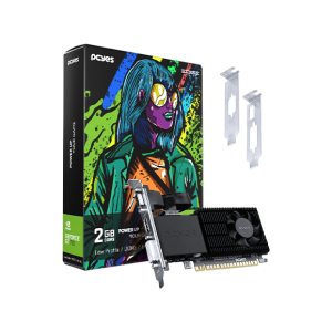 GPU NVIDIA GEFORCE GT 710 2GB DDR3 64BITS PROJETO EDGE LP PCYES PPET7102GBLP