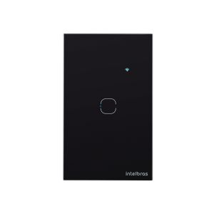 INTERRUPTOR INTELIGENTE TOUCH WI-FI 1 TECLA PRETO EWS 1001 4850014