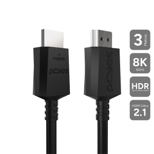 CABO HDMI ULTRA 2.1 8K/60HZ - 4K/144HZ - PRETO - 3M - PHU21-3
