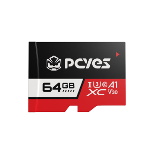 CARTÃO DE MEMÓRIA PCYES MICRO SD 64GB C10 U3 V30 - PY64GBSDXC
