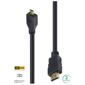 CABO HDMI 2.0 MICRO HDMI 4K 2M H20MC-2