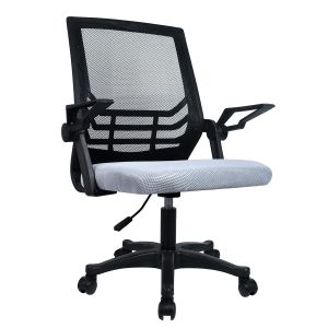 CADEIRA OFFICE PRETA/CINZA - LC1