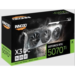 GPU INNO3D GEFORCE RTX  5070TI X3 OC 16GB 256-BIT GDDR7 N507T3-16D7X-176068N