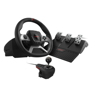 VOLANTE PCYES W270 PARA PC, XBOX E PLAYSTATION 4, FORCE FEEDBACK, PEDAIS E CÂMBIO - W270