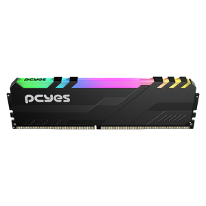 MEMORIA GAMER PCYES UDIMM 16GB DDR5 5600MHZ BLACK COM RGB - PM165600D5BR