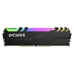 MEMORIA GAMER PCYES UDIMM 16GB DDR5 5600MHZ BLACK COM RGB - PM165600D5BR