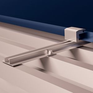 KIT ESTRUTURA ROMAGNOLE 4P 55CM MINI TRILHO BAIXO METALICA LITE (RS-326A) - 1