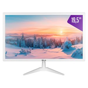 MONITOR SKUL 19,5" OFFICE LED 5MS HDMI+VGA WHITE - SM1955MSYW