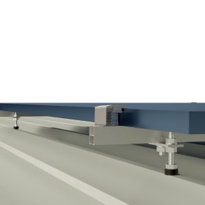 ESTRUTURA ROMAGNOLE 4P FIBROCIMENTO METALICA LITE 4800MM (RS-223) ( SEM PERFIL ) - 1