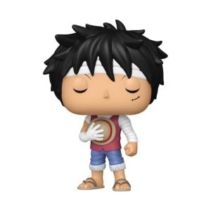 BONECO FUNKO POP! ONE PIECE - LUFFY EM MARINEFORD