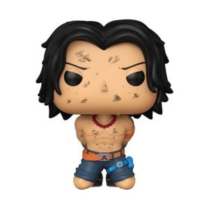 BONECO FUNKO POP! ONE PIECE MARINEFORD - ACE NA EXECUÇÃO