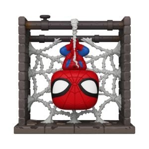 BONECO FUNKO POP! DELUXE MARVEL - HOMEM-ARANHA NA TEIA