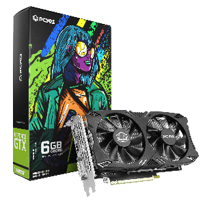 GPU GTX 1660 SUPER GDDR6 6GB 192 BITS FULL SIZE DUAL FAN PVX1660S62F