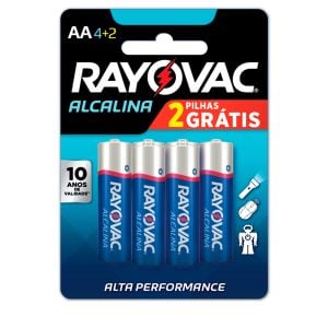 PILHA ALCALINA AA COM 6 L6P4 - 20871