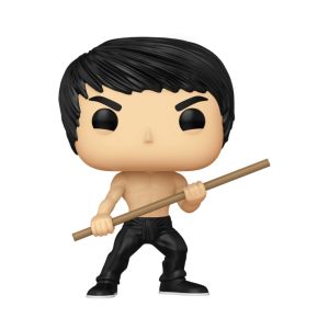 BONECO FUNKO POP! ICONS - BRUCE LEE COM BASTÃO BO