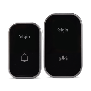 CAMPAINHA SEM FIO CONJUNTO PRETO