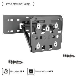 SUPORTE DE PAREDE PARA TV SAMSUNG QLED DE 75" POLEGADAS - PSPTV75