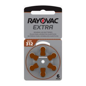 BATERIA AUDITIVA 312 COM 6 312AUX-6XEBRA